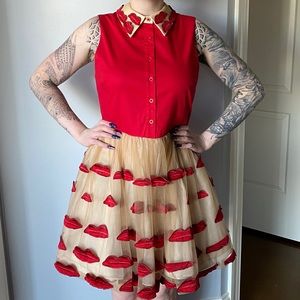 Alice + Olivia Lip Dress